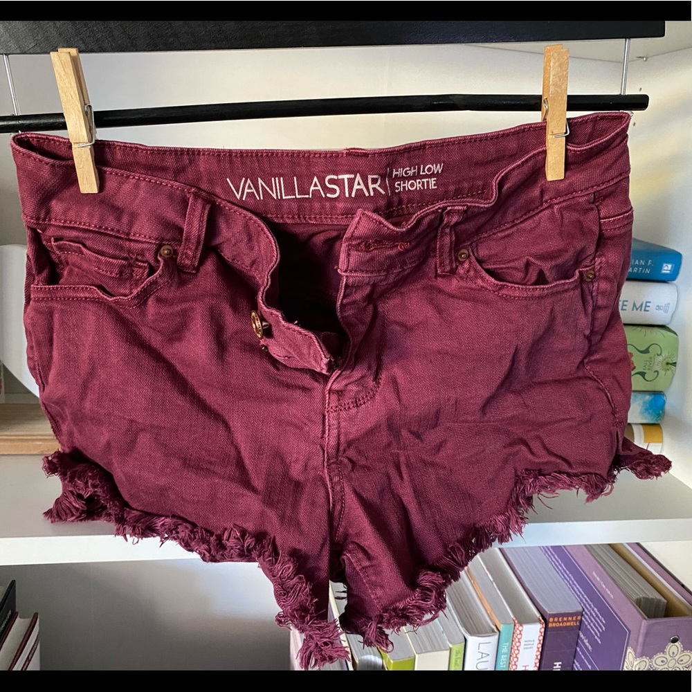 Maroon shorts